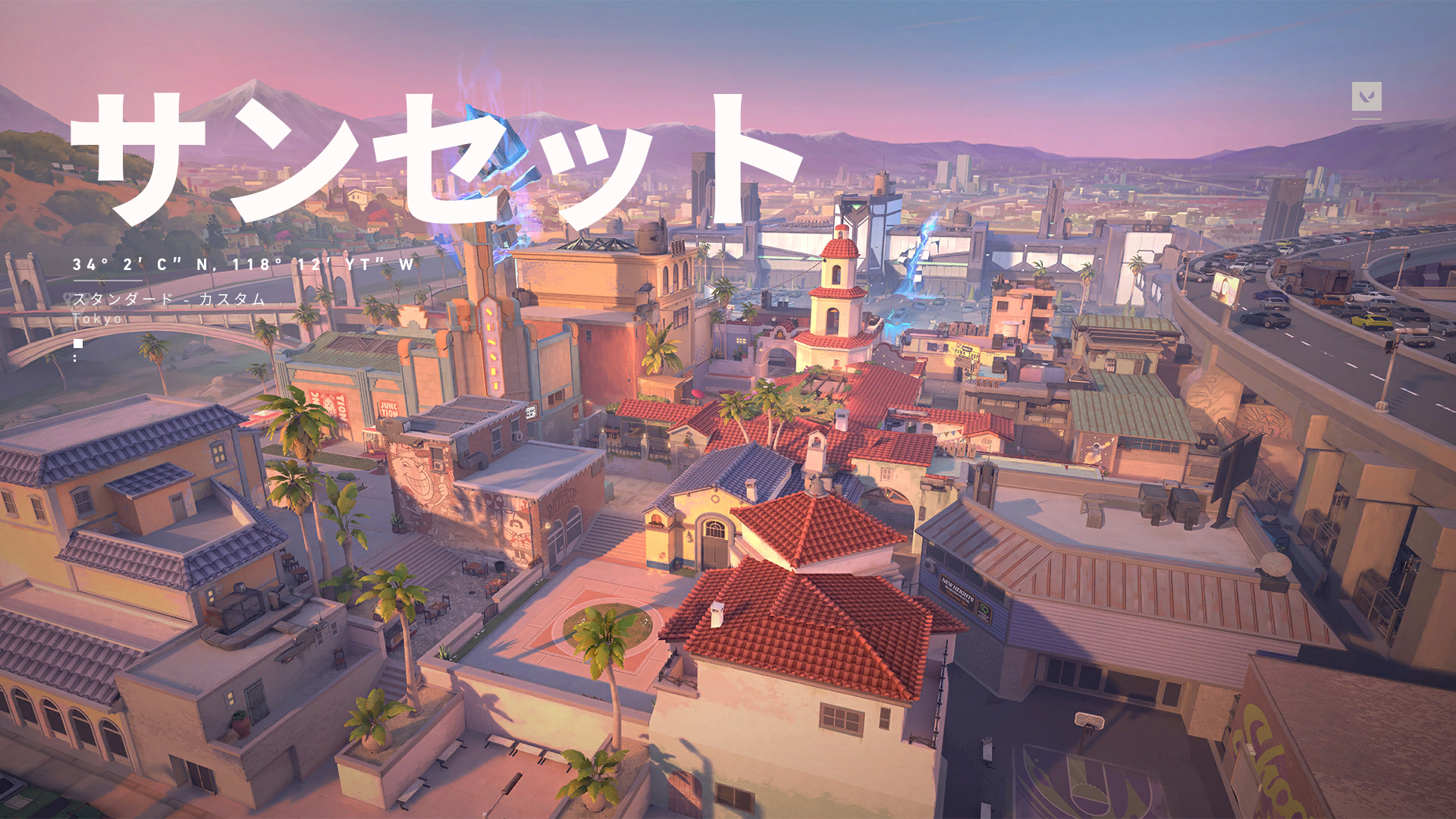 sunset マップ画像